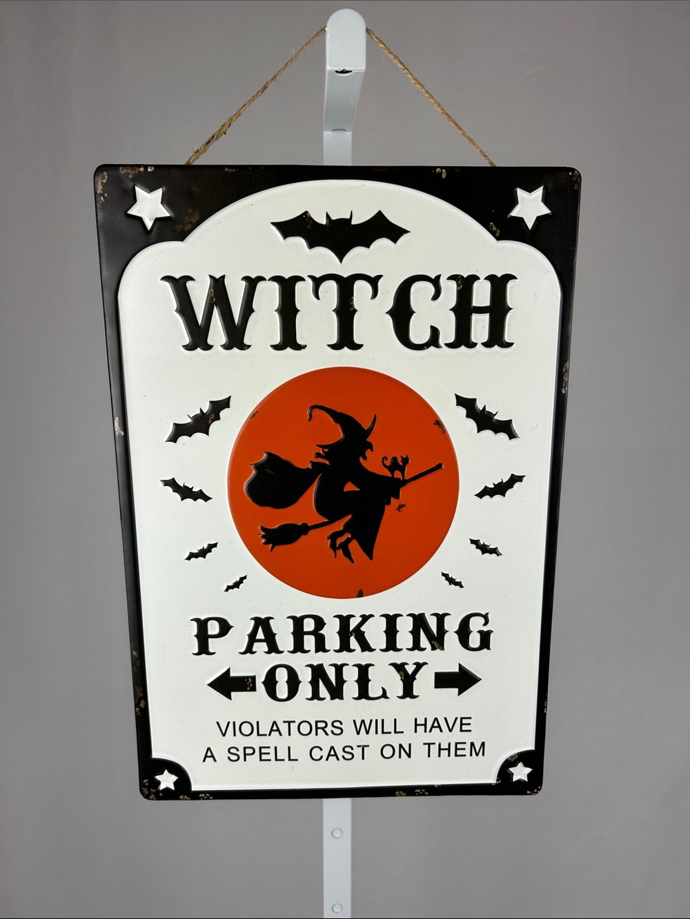 Witch Parking Only Halloween Sign